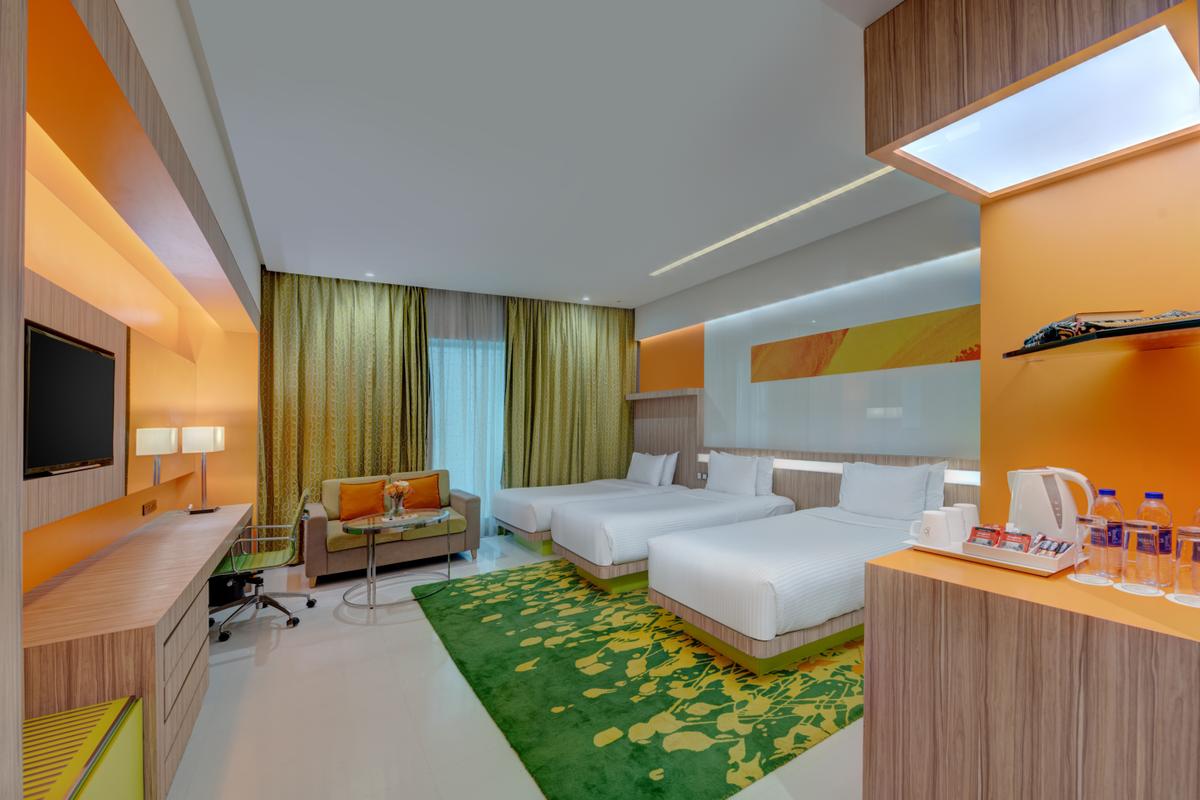 غرفة ديلوكس ثلاثية فندق الخوري أتريوم Dubái غرفة ديلوكس ثلاثية فندق الخوري أتريوم Dubái